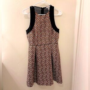 H&M Brocade Jacquard Dress Size 8